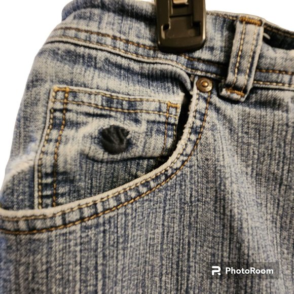 Gloria Vanderbilt Amanda Jeans Size 18 Light Wash Preowned In Good Condition - Picture 3 of 6